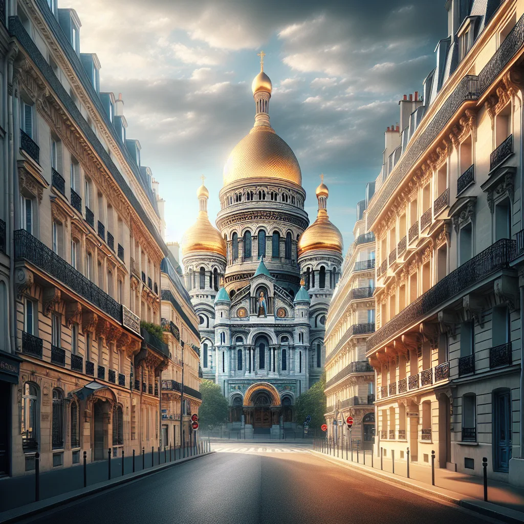 Cathédrale Saint-Alexandre-Nevsky, rue Daru à Paris, architecture orthodoxe russe