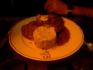 Dessert pain perdu au caramel du restaurant Le Dix Vins