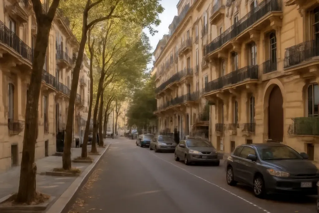 Façade Belle Époque d’un hôtel particulier du quartier de Passy à Paris
